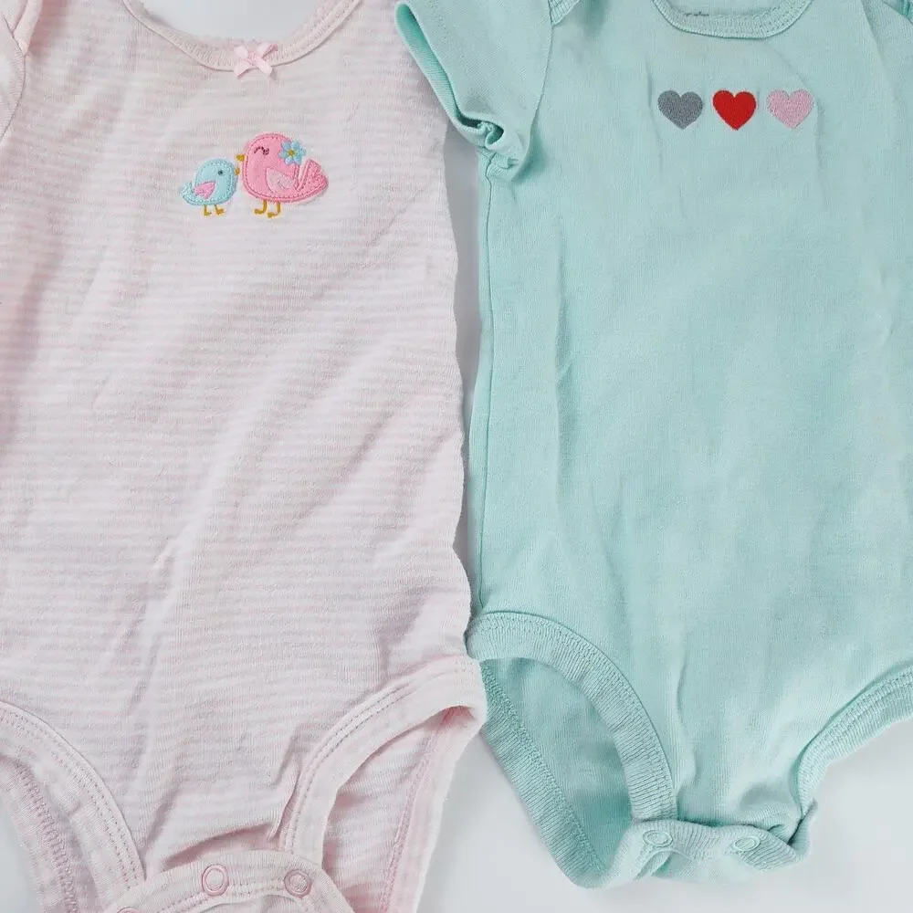 Girls 6-Month Bundle: OshKosh Dress & Carters Bodysuits